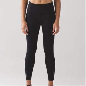 Lululemon Fast And Free (reflective) 7/8 Tight